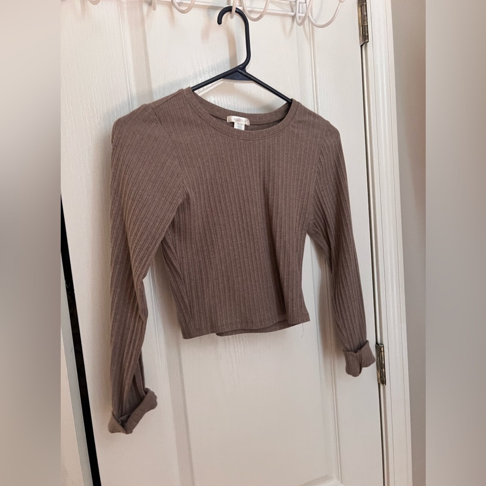 Dark Tan Long sleeve shirt